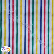  Stripe Multi Coloured Medium Polycotton